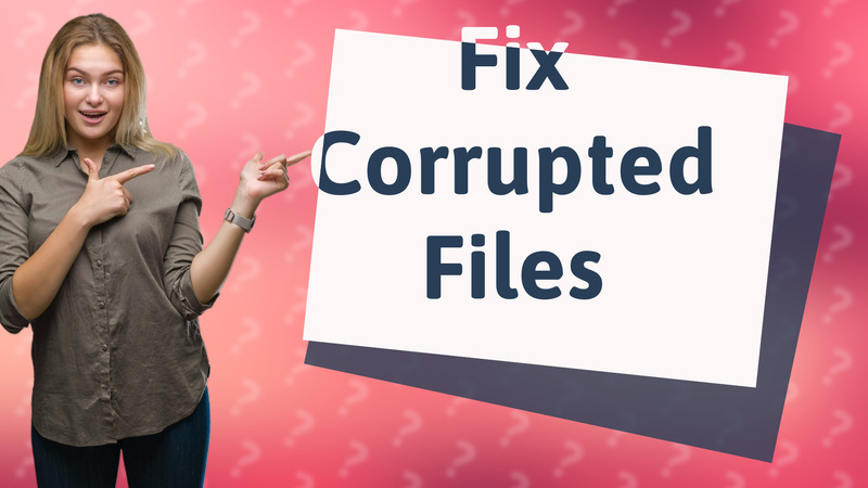 Fix Corrupted Files