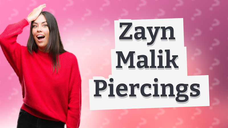 Zayn Malik Piercings