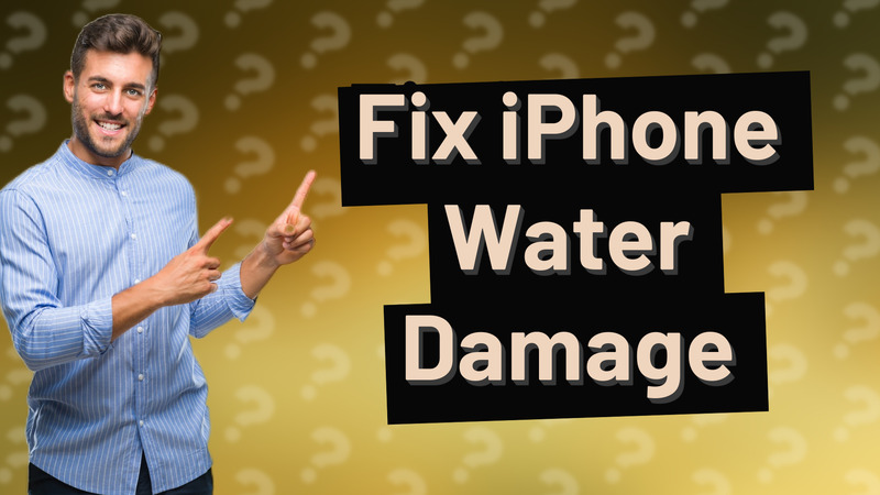 Fix iPhone Water Damage