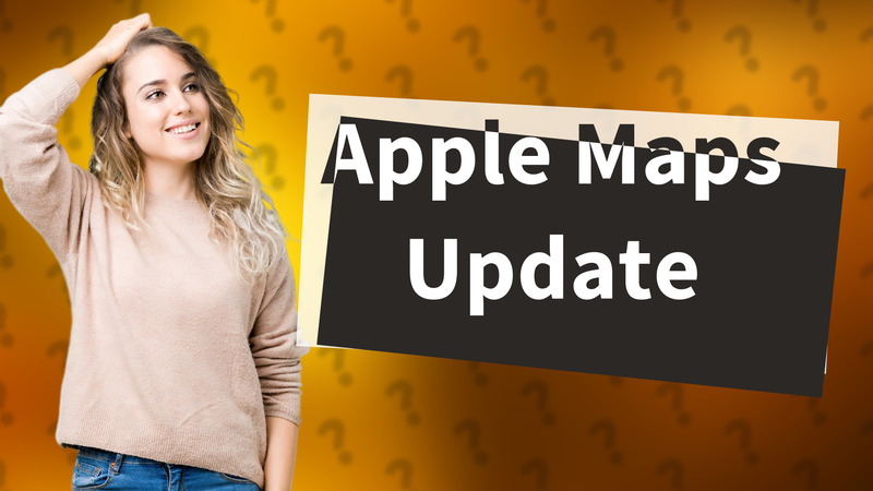 Apple Maps Update