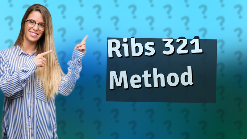 Ribs 321 Method