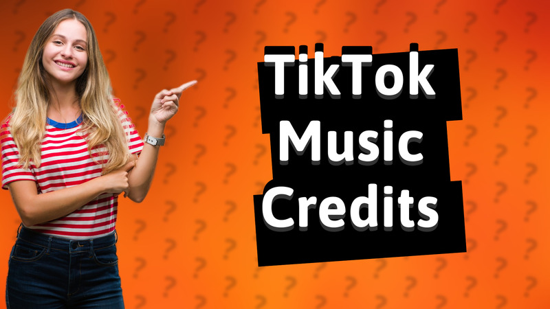 TikTok Music Credits
