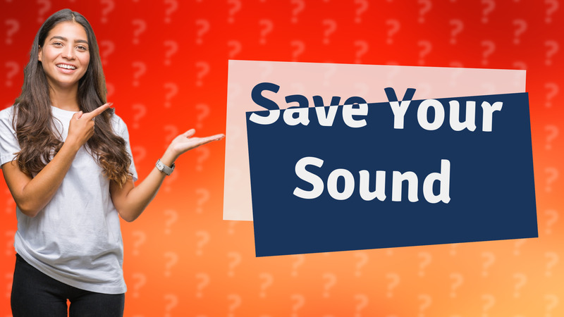 Save Your Sound