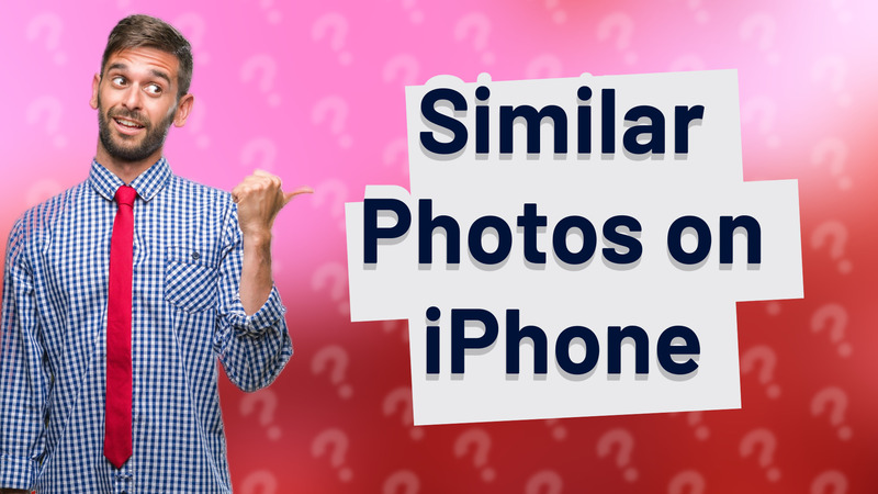 Similar Photos on iPhone