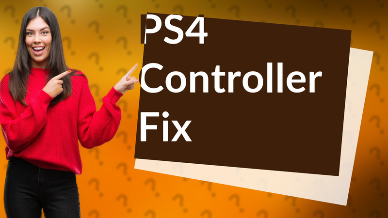 PS4 Controller Fix