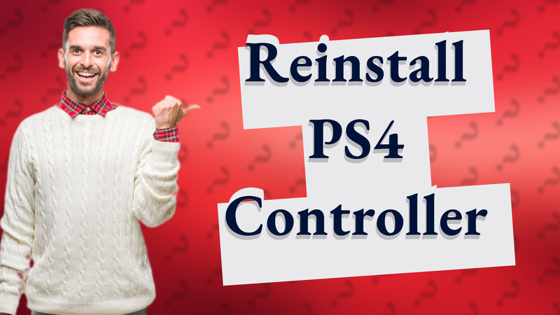 Reinstall PS4 Controller