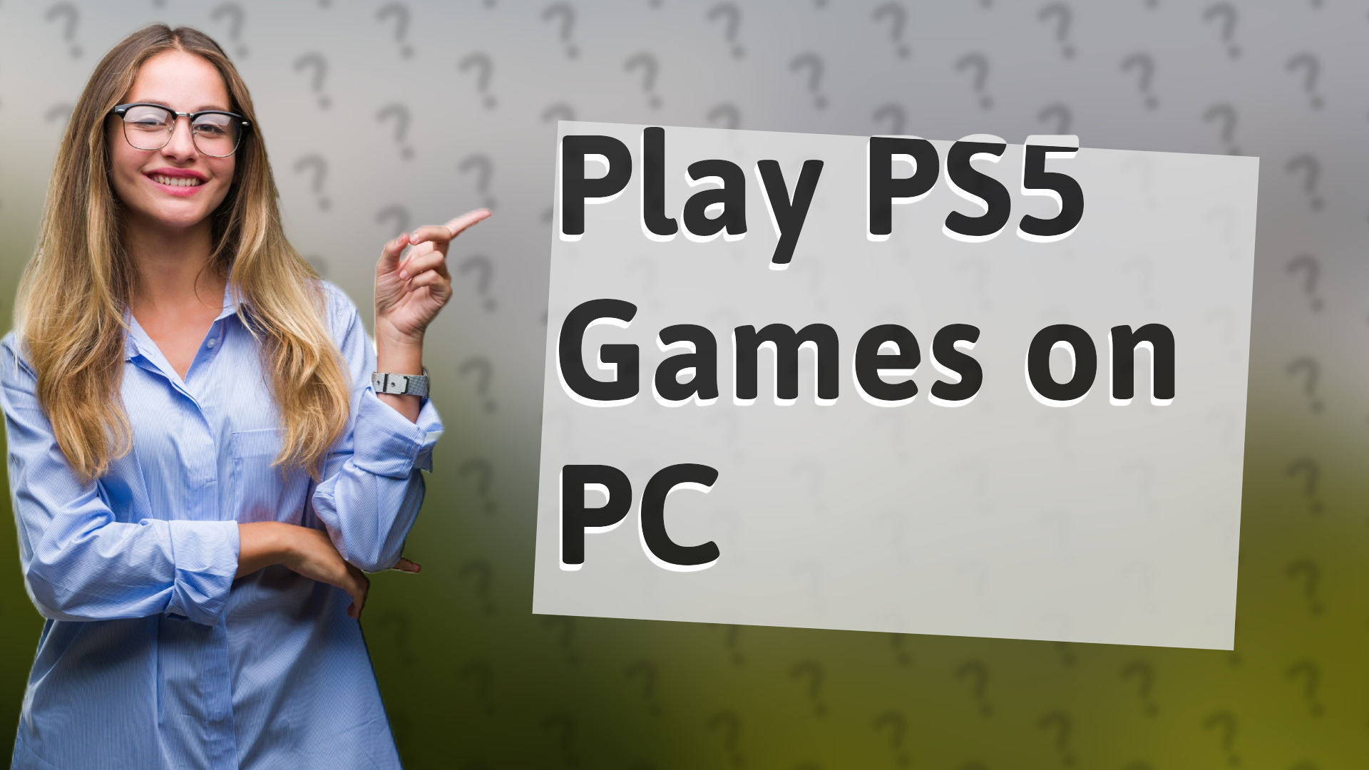 Play PS5 Games on PC