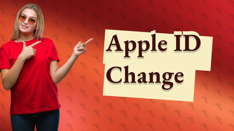 Apple ID Change