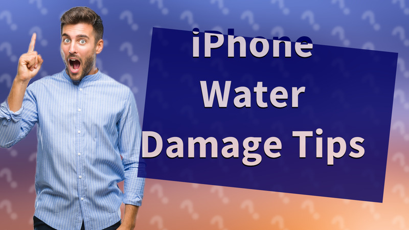 iPhone Water Damage Tips