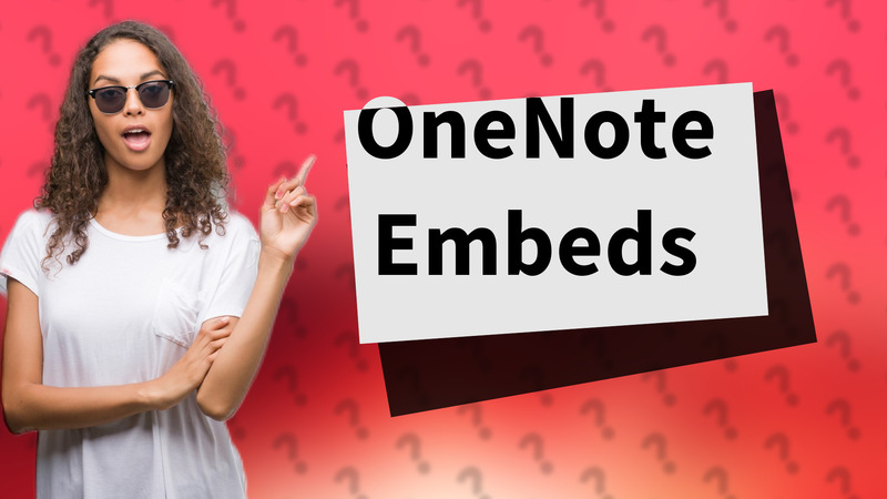 OneNote Embeds