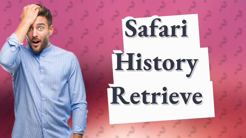 Safari History Retrieve