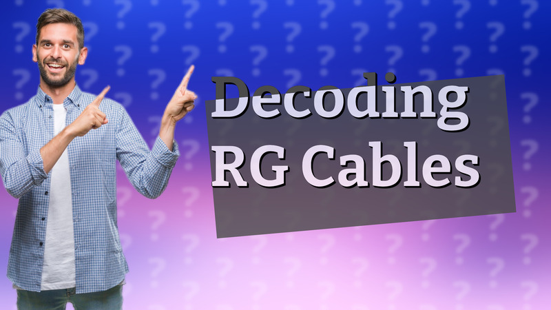 Decoding RG Cables