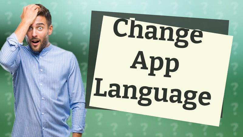 Change App Language