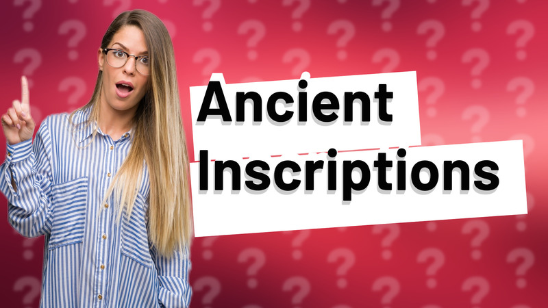 Ancient Inscriptions