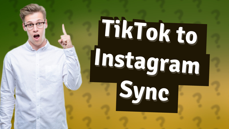TikTok to Instagram Sync