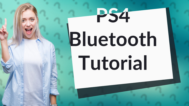 PS4 Bluetooth Tutorial