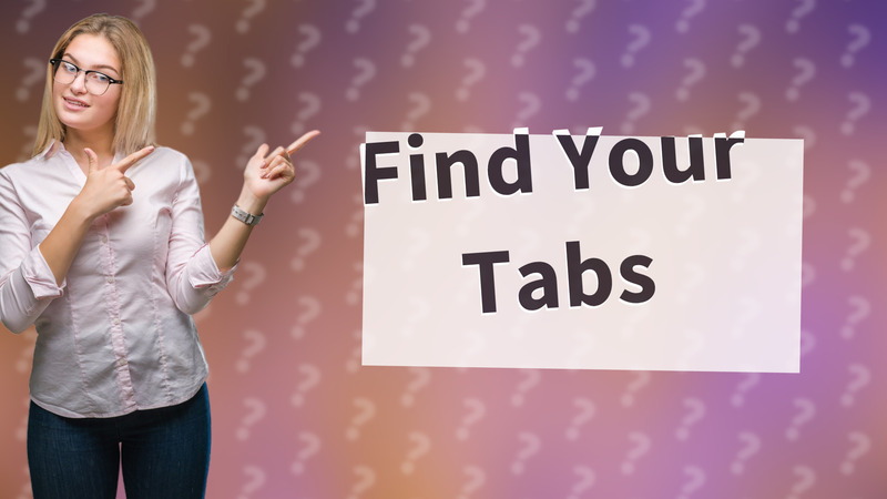 Find Your Tabs