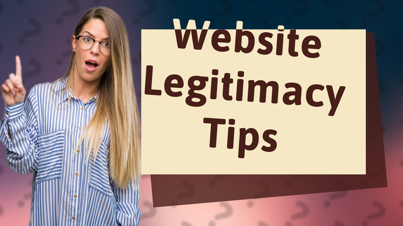 Website Legitimacy Tips