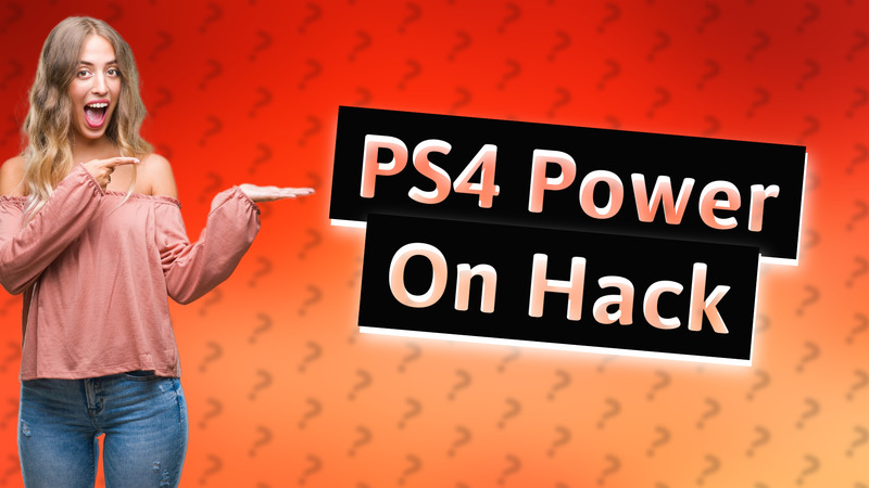 PS4 Power On Hack