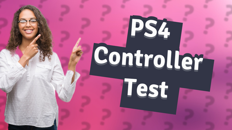 PS4 Controller Test