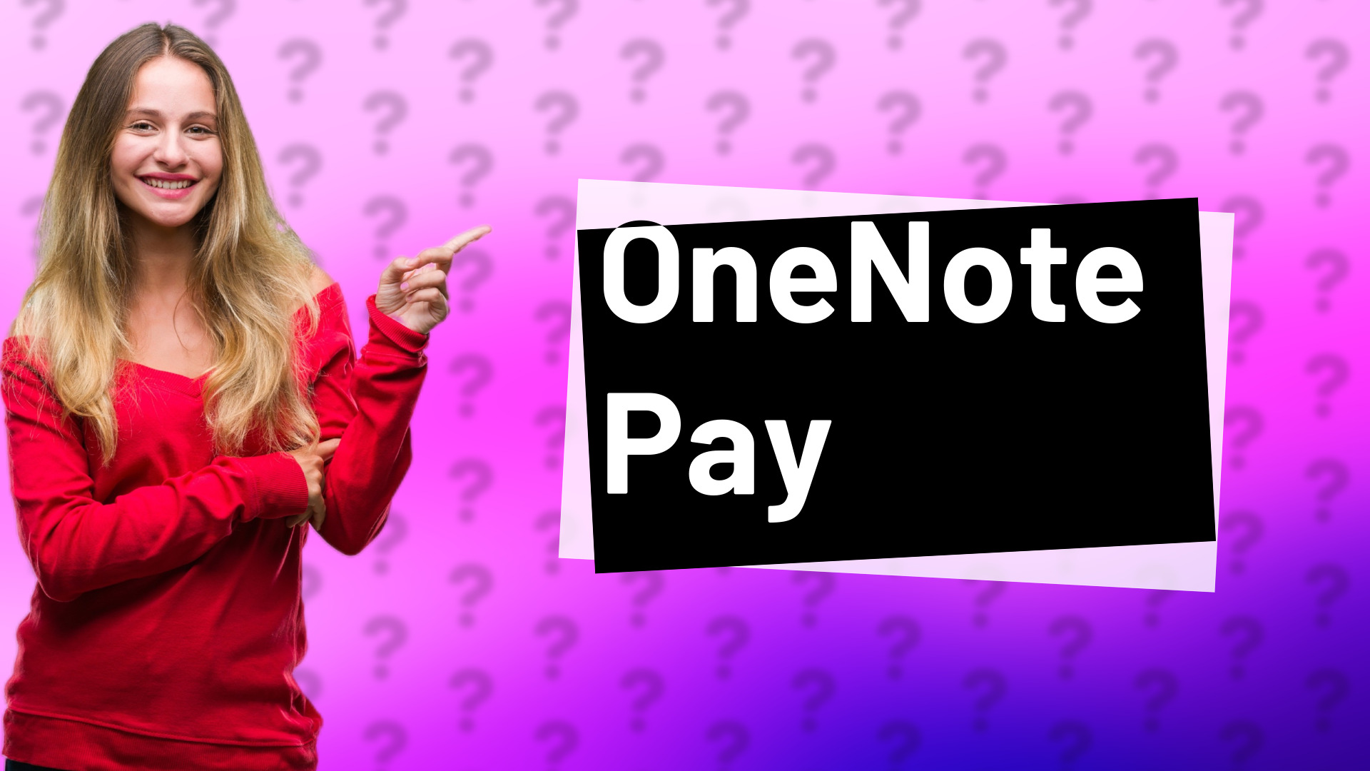 OneNote Pay