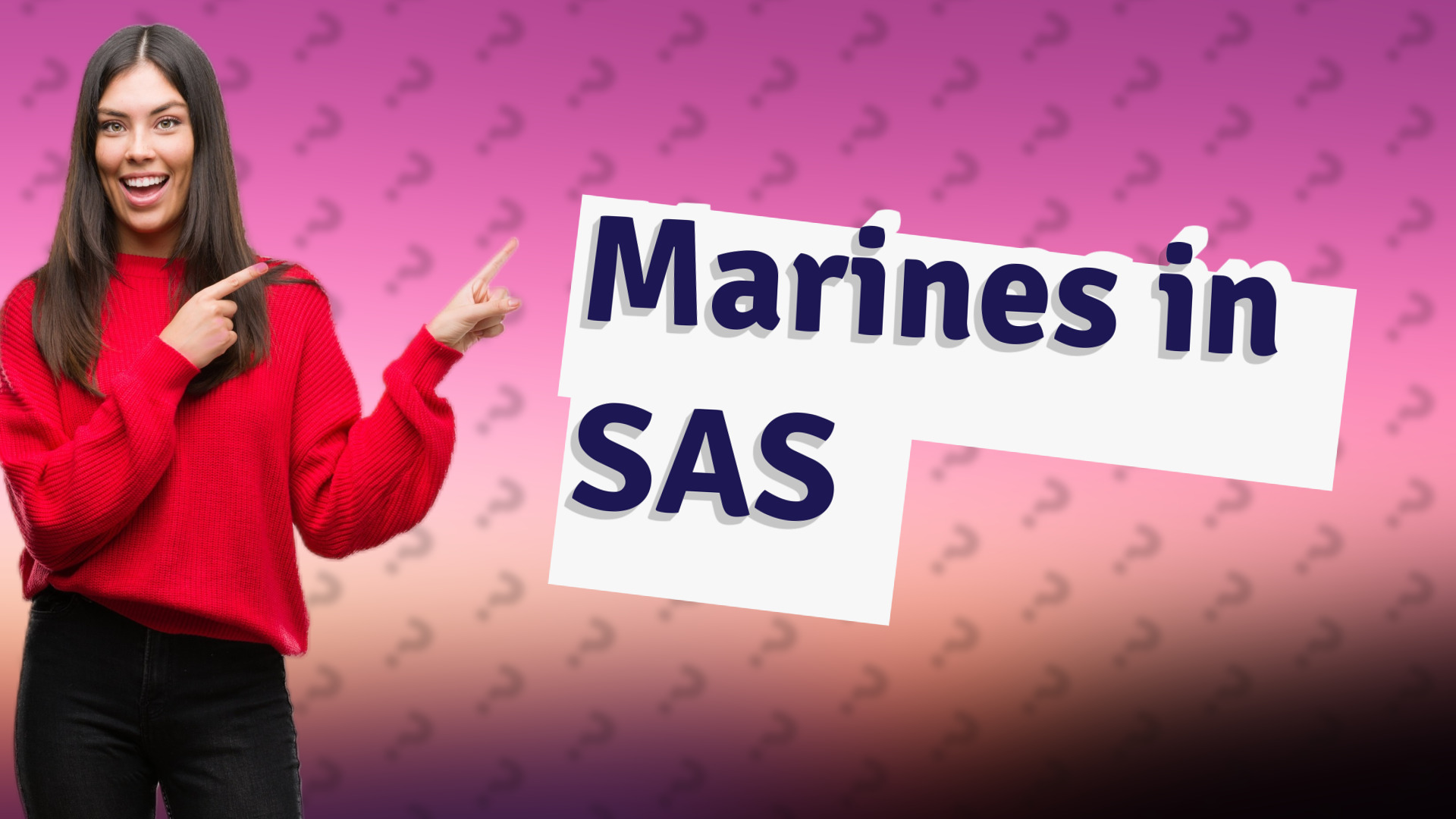Marines in SAS
