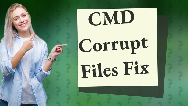CMD Corrupt Files Fix