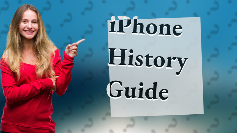 iPhone History Guide