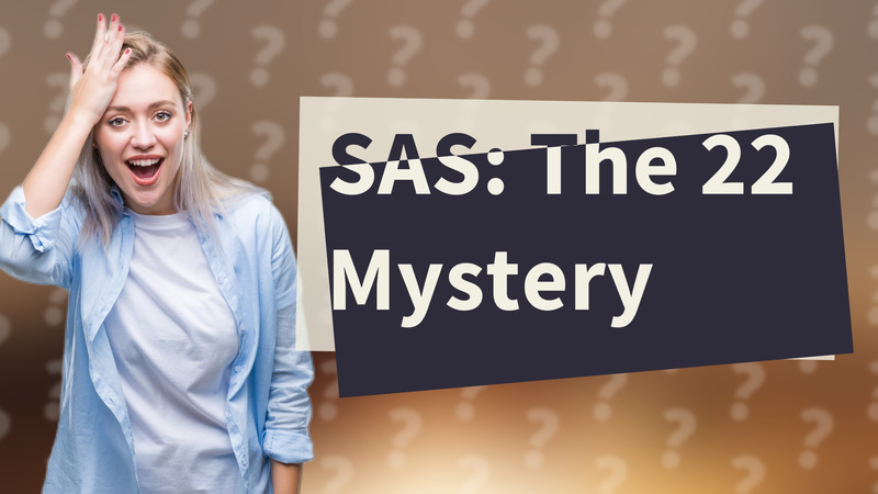 SAS: The 22 Mystery