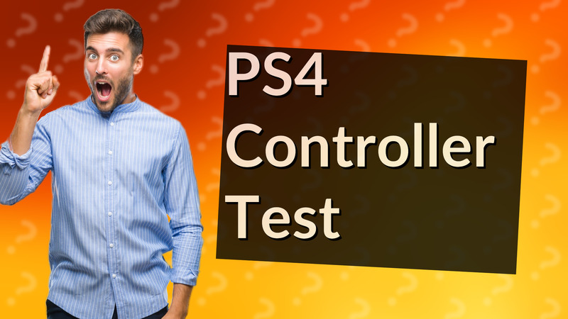 PS4 Controller Test