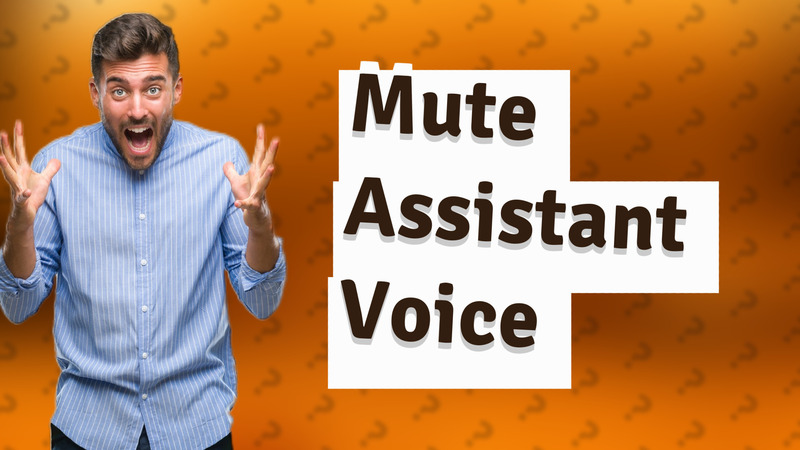 Mute Assistant Voice