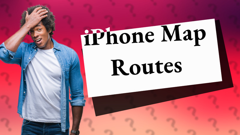 iPhone Map Routes