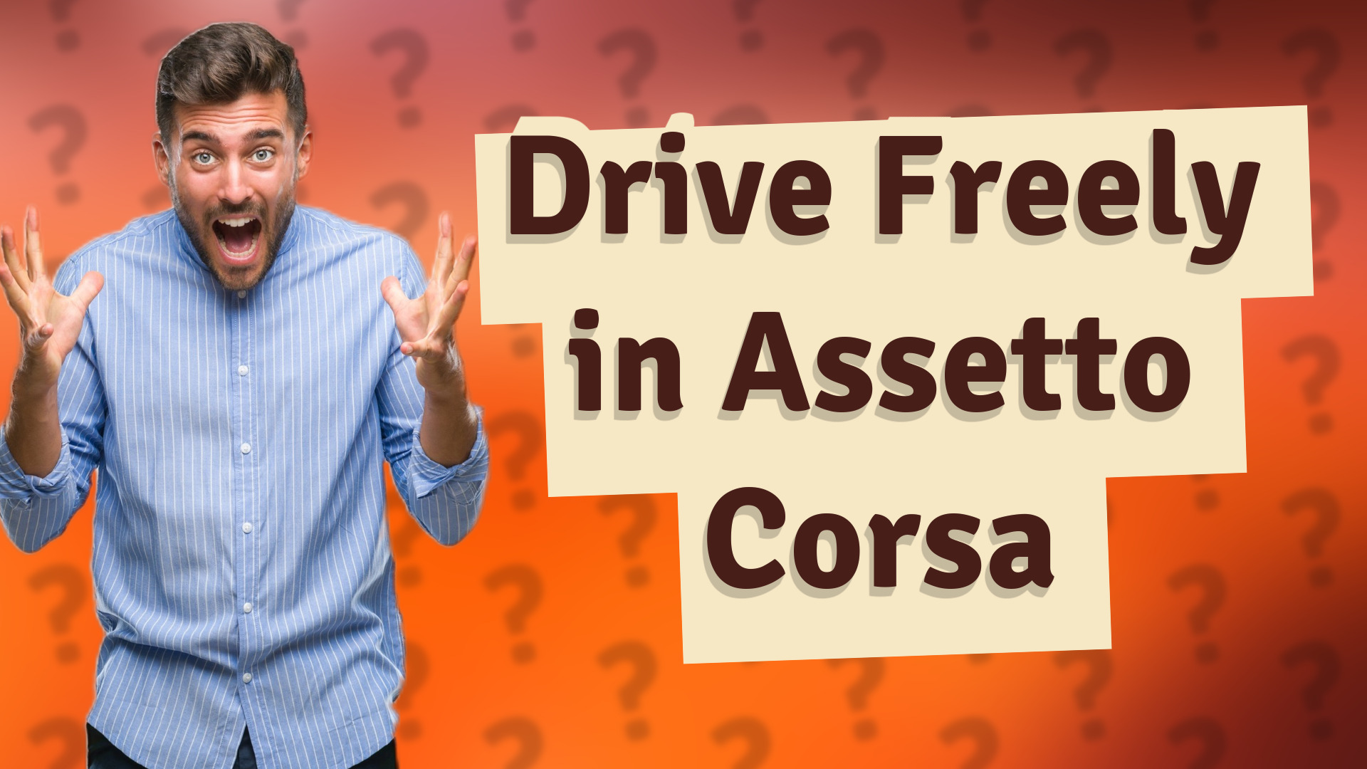 Drive Freely in Assetto Corsa