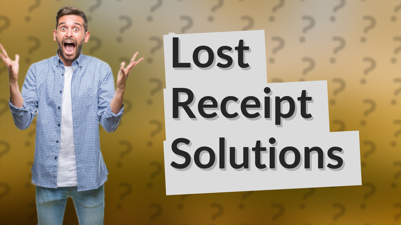 Lost Receipt Solutions