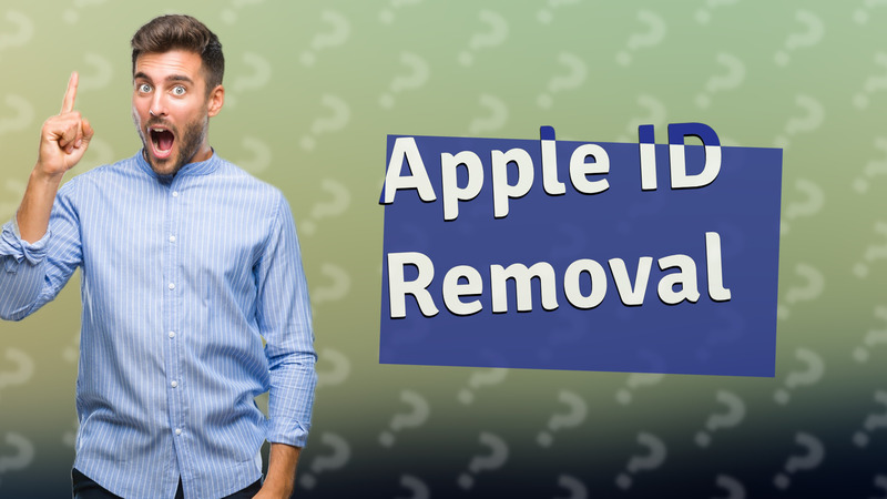 Apple ID Removal
