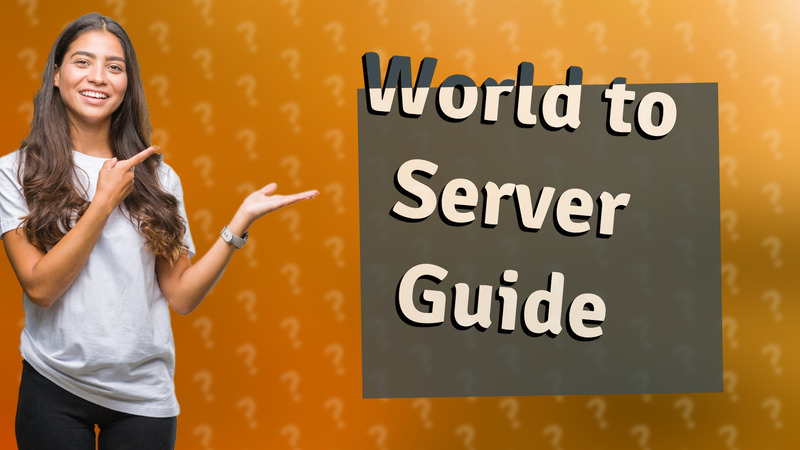 World to Server Guide