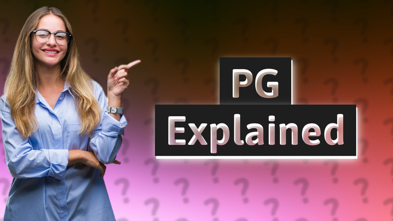 PG Explained