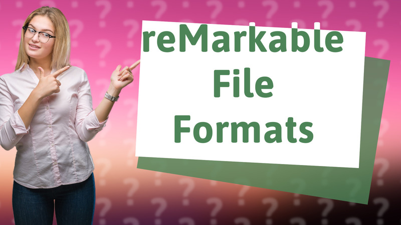 reMarkable File Formats