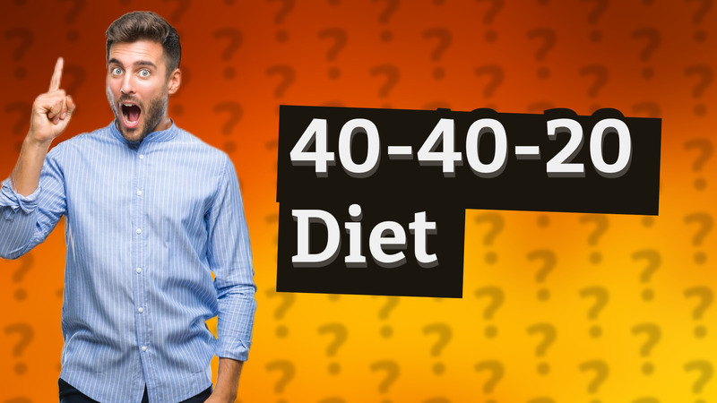40-40-20 Diet