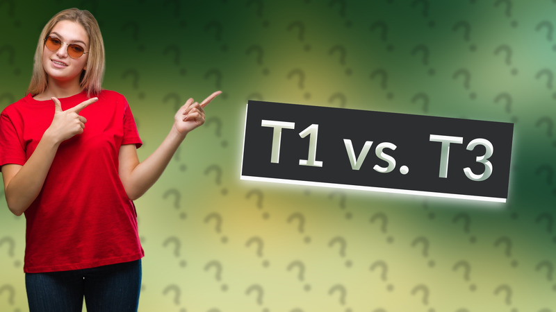 T1 vs. T3