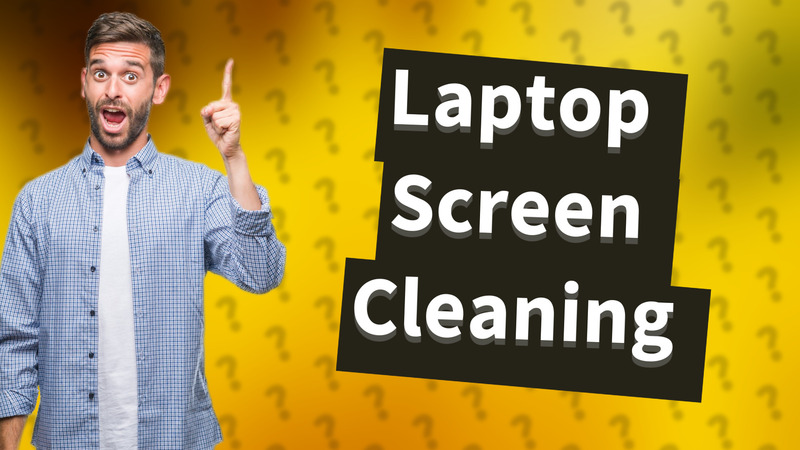 Laptop Screen Cleaning