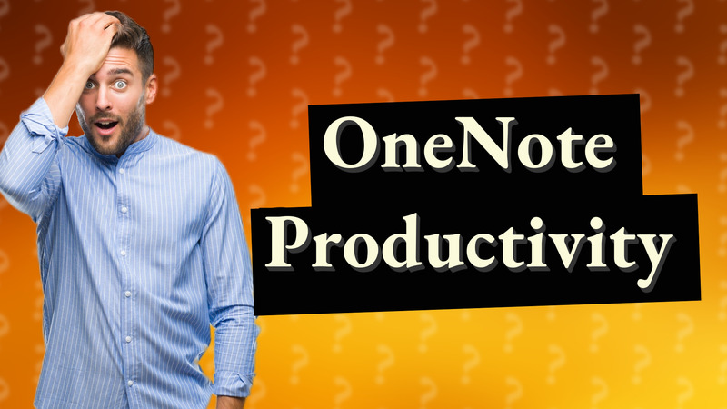 OneNote Productivity