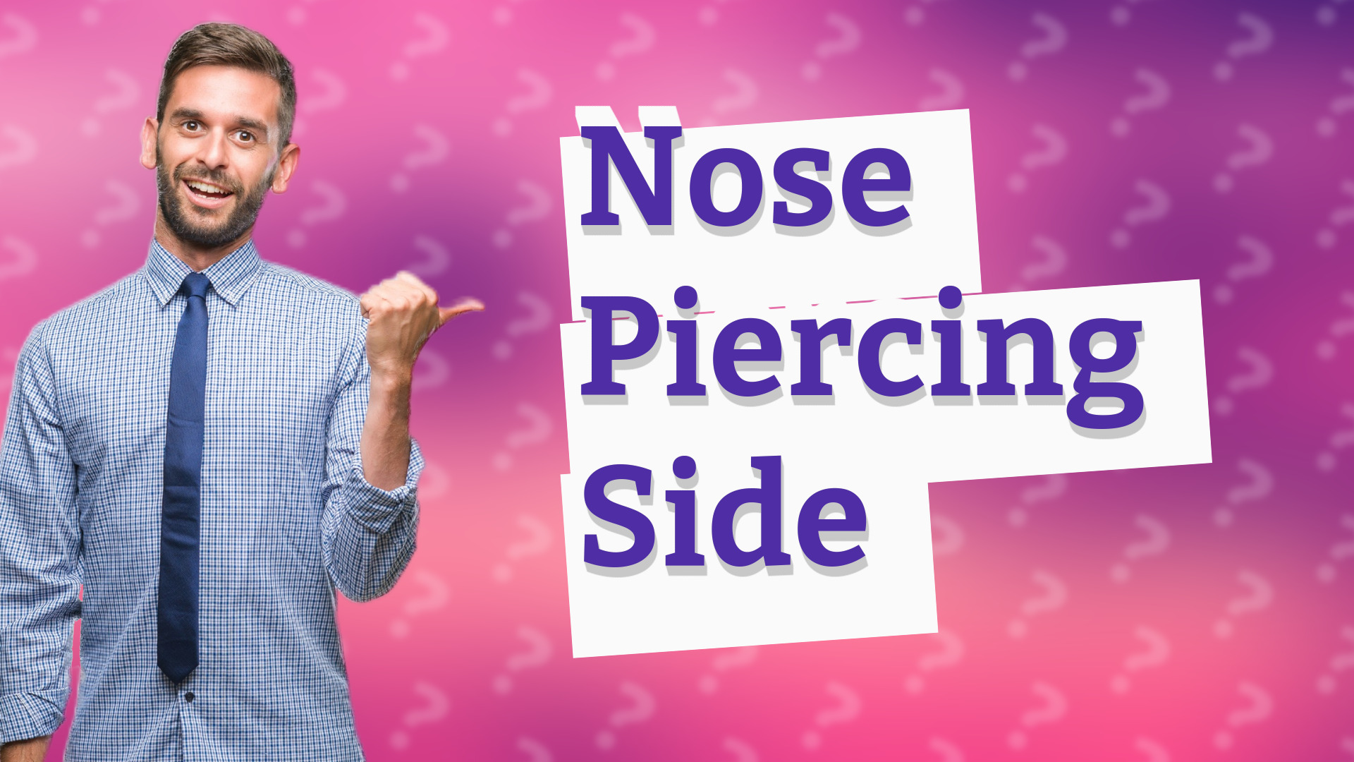 Nose Piercing Side