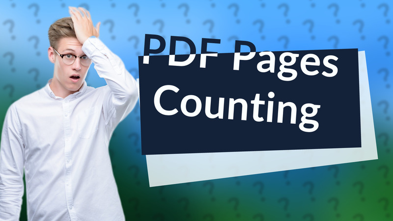 PDF Pages Counting