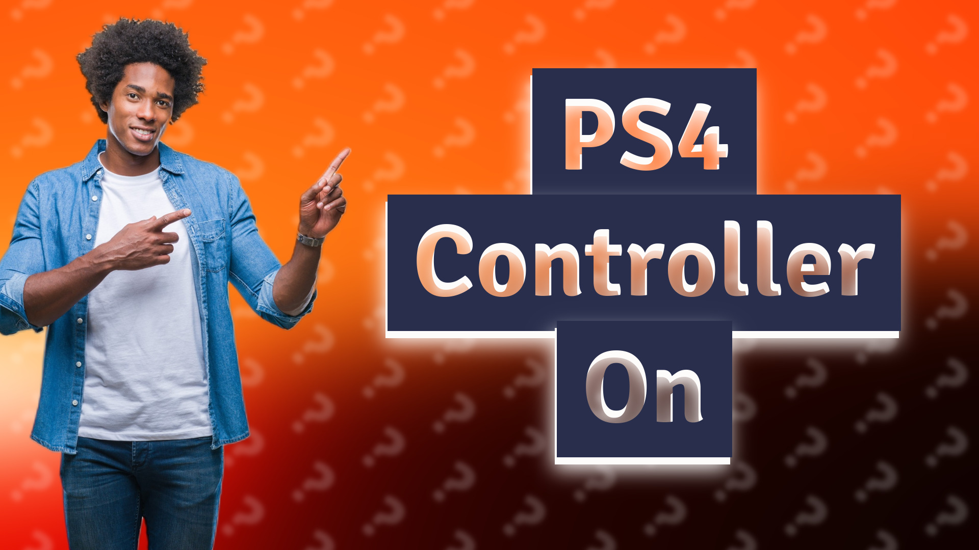 PS4 Controller On