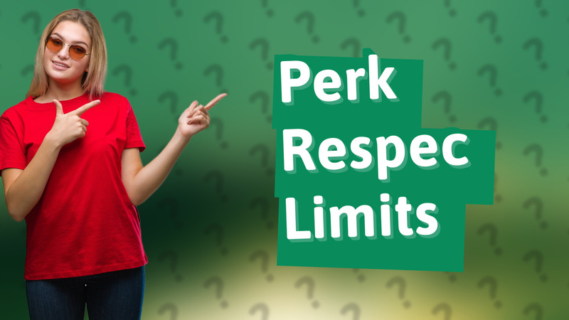 Perk Respec Limits