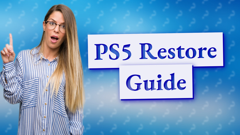 PS5 Restore Guide