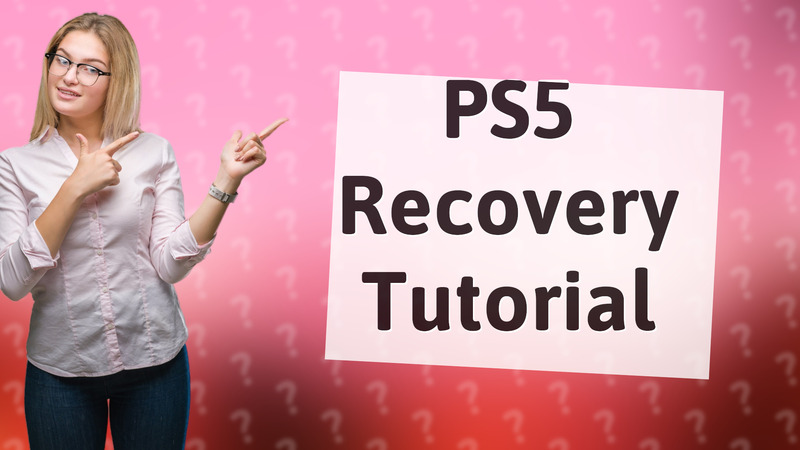 PS5 Recovery Tutorial