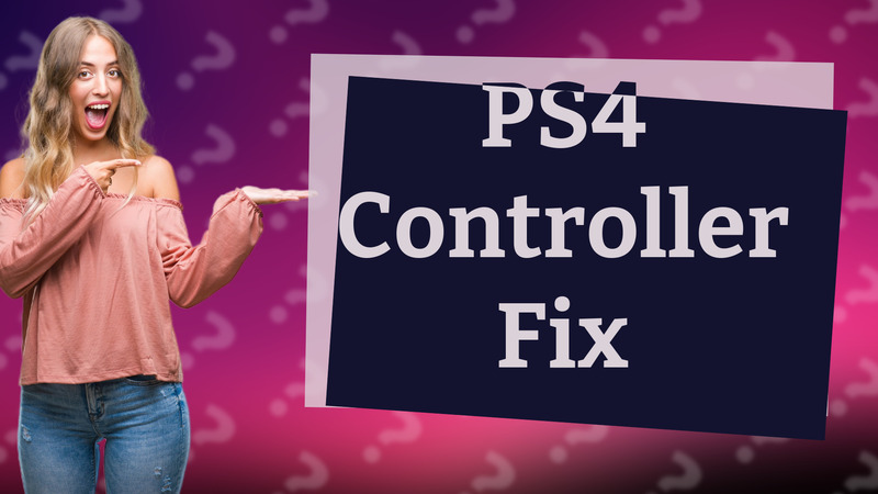 PS4 Controller Fix