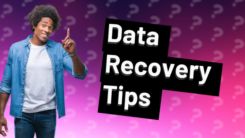 Data Recovery Tips